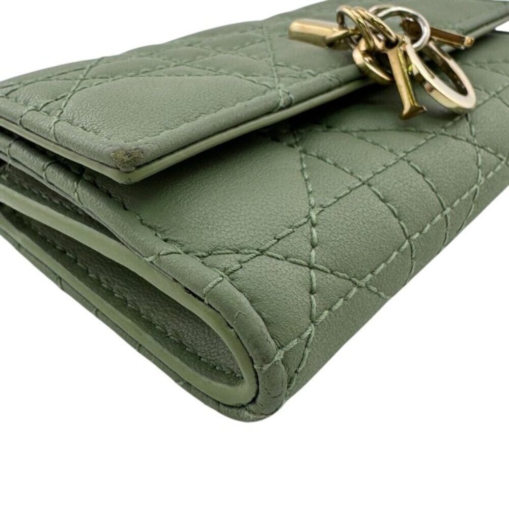 Dior Gricine Wallet Bifold Green - Picture 5 of 8